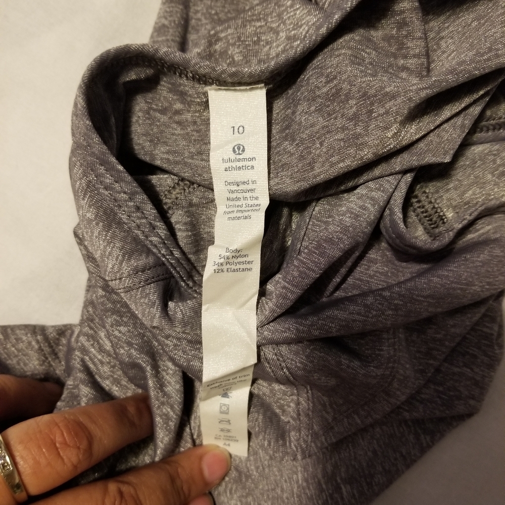 Lululemon Tank Top Women's Gray Size 10 - Picture 3 of 4